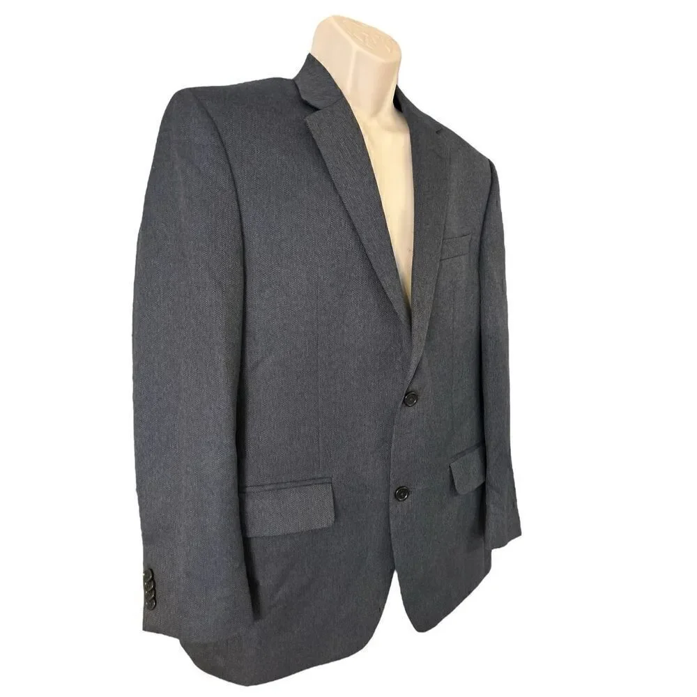 Michael Kors Blazer Jacket Mens 40R Navy Blue